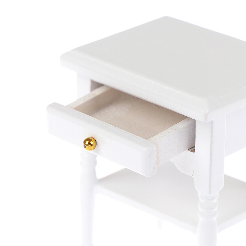 1 ks 1:12 miniatúrny nábytok do domčeka pre bábiky, nočná skriňa, dekorácia izby do domčeka pre bábiky