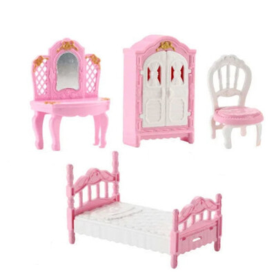 Miniatúrna súprava bytového nábytku v mierke 1:12, doplnky pre bábiky do spálne, obývačky, kuchyne a kúpeľne, doplnky pre domčeky pre bábiky, darček