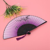 Skladací ručný ventilátor Svadobný večierok Darčekové tanečné rekvizity Dekorácia domácej kancelárie