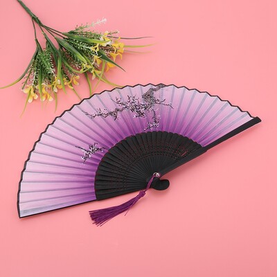 Összecsukható kézzel ventilátor esküvői party ajándék tánc kellékek otthoni irodai dekoráció