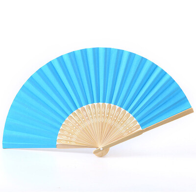 1/3/5/10 db Összehajtható papírlegyező hordozható kínai bambuszlegyező esküvői ajándékok vendégnek születésnapi parti dekoráció gyerekeknek festés