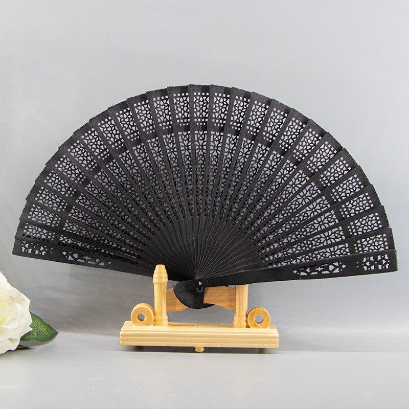 Drevený skladací ručný ventilátor, dámske tanečné ventilátory, dekorácia, čínske bambusové ventilátory, prenosný ručný ventilátor, potreby na párty a tanečné párty, 부채