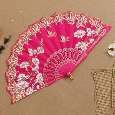 Rankų darbo siuvinėjimas Karštas štampavimas Kinų sulankstomas vėduoklių šokių pasirodymas Svetainės stalviršio namų dekoravimo dovanos