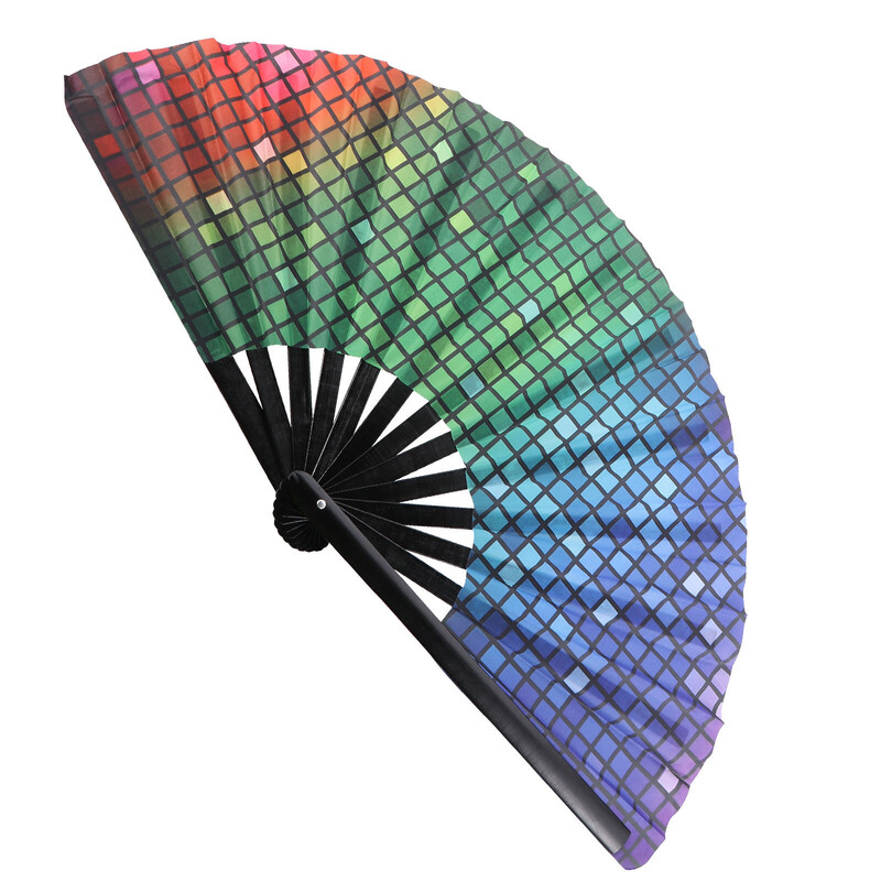 Görögdinnye összecsukható ventilátor japán dekor Japán stílusú dekoratív nyomtatás A nyári kézi fa