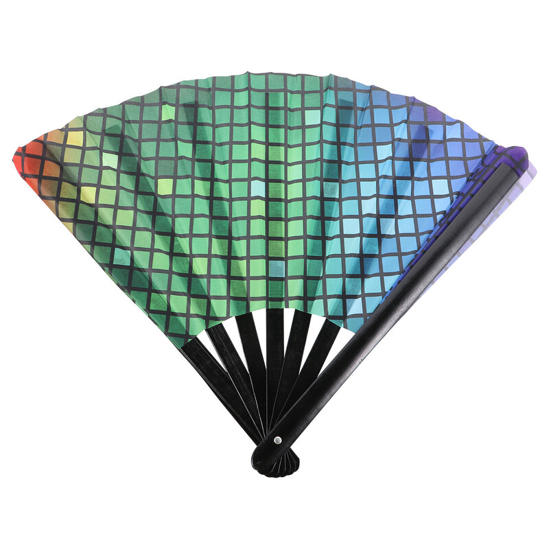 Görögdinnye összecsukható ventilátor japán dekor Japán stílusú dekoratív nyomtatás A nyári kézi fa