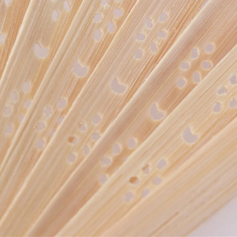 Baltas rožinis popierius iš bambuko sulankstomas rankų ventiliatorius Vestuvių asmeniniams poreikiams pritaikytos vėduoklės Vakarėlio dekoras Meniniai amatai Kinų šokių vėduoklė „Pasidaryk pats“ sulankstoma vėduoklė 2024 m.