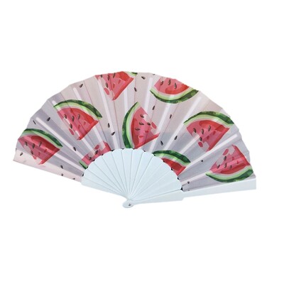 Prenosný roztomilý kreslený módny ventilátor, letný malý skladací ručný ventilátor, detský študentský skladací ventilátor
