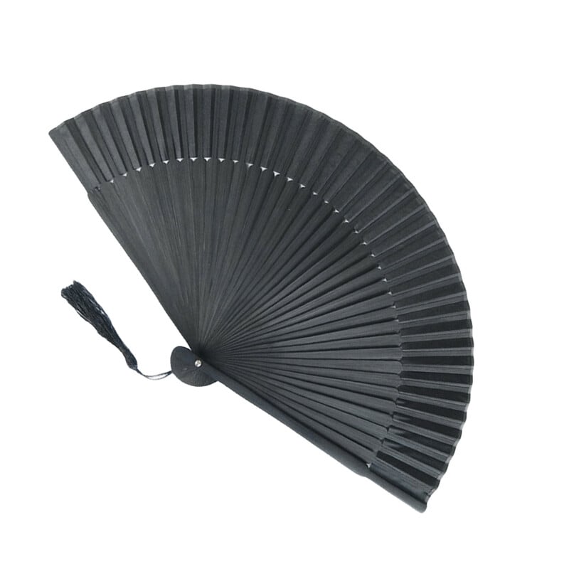 Skladací ventilátor ručný vreckový čínsky muž skladací veľký orientálny látkový látkový japonský ventilátor držaný dospelí pre fanúšikov