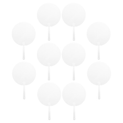 10 τμχ Κενό γκράφιτι με ανεμιστήρα με στρογγυλό χέρι