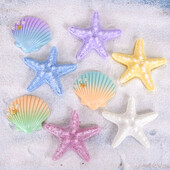 1 buc rășină stea de mare coajă de bijuterii pentru realizarea de bijuterii DIY case pentru telefon mobil ornamente pentru rezervor de pește acvariu accesorii pentru decorarea casei