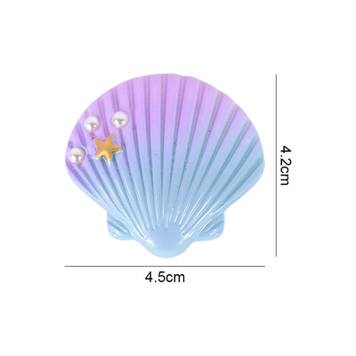 1 buc rășină stea de mare coajă de bijuterii pentru realizarea de bijuterii DIY case pentru telefon mobil ornamente pentru rezervor de pește acvariu accesorii pentru decorarea casei