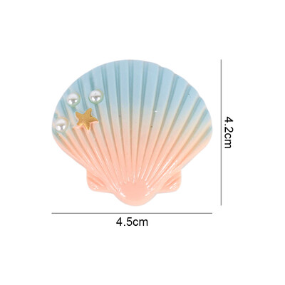 1 buc rășină stea de mare coajă de bijuterii pentru realizarea de bijuterii DIY case pentru telefon mobil ornamente pentru rezervor de pește acvariu accesorii pentru decorarea casei