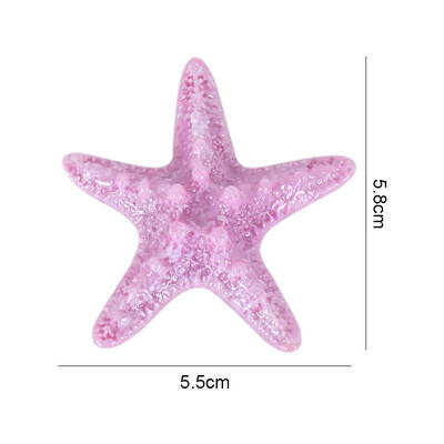 1 buc rășină stea de mare coajă de bijuterii pentru realizarea de bijuterii DIY case pentru telefon mobil ornamente pentru rezervor de pește acvariu accesorii pentru decorarea casei