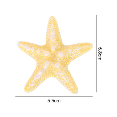 1 buc rășină stea de mare coajă de bijuterii pentru realizarea de bijuterii DIY case pentru telefon mobil ornamente pentru rezervor de pește acvariu accesorii pentru decorarea casei