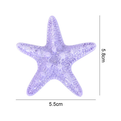 1 buc rășină stea de mare coajă de bijuterii pentru realizarea de bijuterii DIY case pentru telefon mobil ornamente pentru rezervor de pește acvariu accesorii pentru decorarea casei