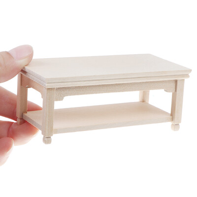 1:12 Miniature Dollhouse Teapoy Furniture Wood Mini επιτραπέζιο παιχνίδι
