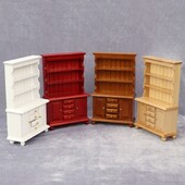 1:12 Miniatúrny nábytok Drevený stôl Stôl Skrinka Skriňa Knižnica Polica Príslušenstvo pre domček pre bábiky Dekorácia domčeka pre bábiky