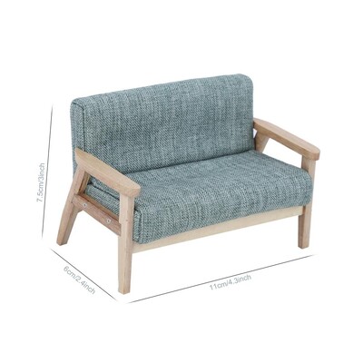 1:12 Mini Mobilier pentru Casă de Păpuși Canapea Simulare Scaune de sufragerie în miniatură Copii Joaca de simulare Decor case de păpuși DIY