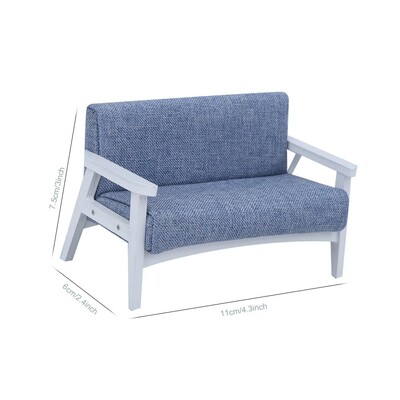 1:12 Mini Mobilier pentru Casă de Păpuși Canapea Simulare Scaune de sufragerie în miniatură Copii Joaca de simulare Decor case de păpuși DIY