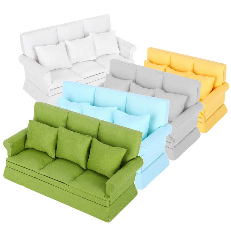 1:12 Mini Mobilier pentru Casă de Păpuși Canapea Simulare Scaune de sufragerie în miniatură Copii Joaca de simulare Decor case de păpuși DIY