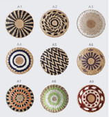 Συνδυαστική διακόσμηση τοίχου Rattan Grass Weaving Rattan Grass Weaving για Σαλόνι Υπνοδωμάτιο Πιάτα φόντου Deco για το σπίτι