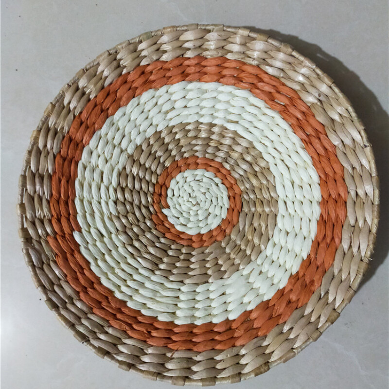 Συνδυαστική διακόσμηση τοίχου Rattan Grass Weaving Rattan Grass Weaving για Σαλόνι Υπνοδωμάτιο Πιάτα φόντου Deco για το σπίτι