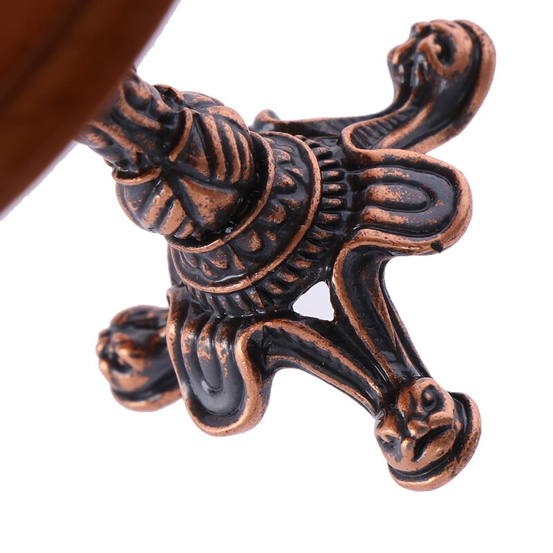 1:12 Lėlių namelis Miniatiūriniai baldai Mediniai apvalūs virtuvės staliukai ir taburetė