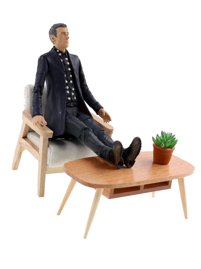 1:12 Κουκλόσπιτο Μινιατούρα Έπιπλα Ξύλο Μονή Καρέκλα Πολυθρόνα Διακόσμηση κούκλας OB11 Παιχνίδι