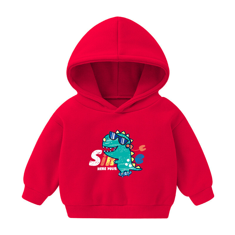 Διασυνοριακό παιδικό hoodie συν βελούδινο παιδικά ρούχα, φθινόπωρο και χειμώνα, νέα μακρυμάνικα παιδικά μπλουζάκια με στάμπα κινουμένων σχεδίων