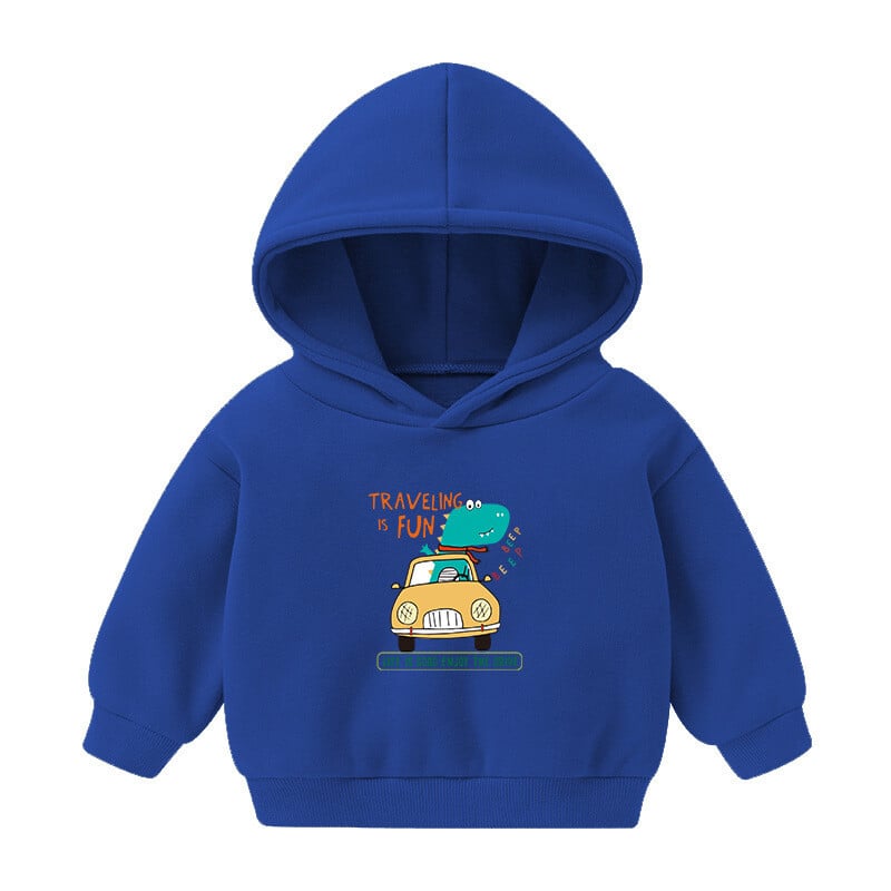 Διασυνοριακό παιδικό hoodie συν βελούδινο παιδικά ρούχα, φθινόπωρο και χειμώνα, νέα μακρυμάνικα παιδικά μπλουζάκια με στάμπα κινουμένων σχεδίων