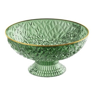 Su drenažu aukštomis vaisių lėkštėmis didelės talpos deimantinio rašto virtuvės vaisių dubenėliais, nuimamu pagrindu vaisių desertų padėklui