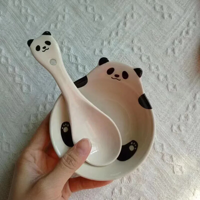 Boluri din ceramică cu imprimare de pisici de desene animate japoneze Vasă cu sos de casă Ustensile de bucătărie Vasă cu unt Farfurie cu sos Decor bol cu ulei