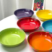 7 colių keraminis dubuo, porcelianinė virtuvės indų lėkštė, apvalūs makaronų ramen salotų dubenys iš grūdų makaronų dubenys, mikrobangų krosnelė 18 cm