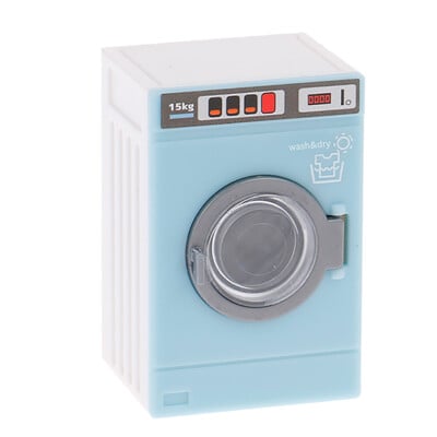 Куклена къща 1:12 Миниатюрен модел мини пералня Аксесоари за мебели Играчки