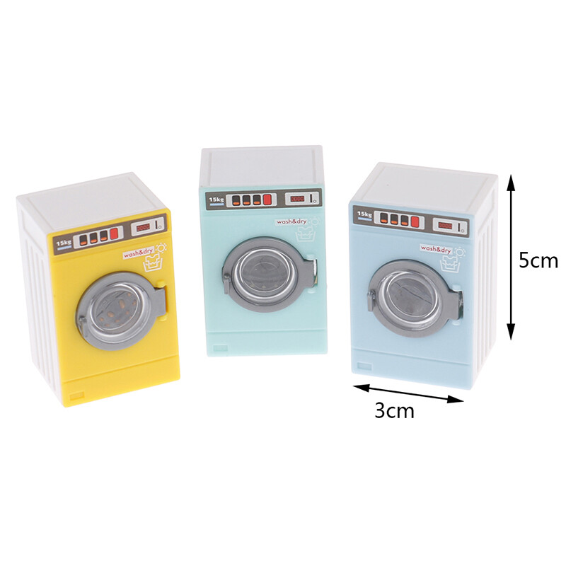 Куклена къща 1:12 Миниатюрен модел мини пералня Аксесоари за мебели Играчки