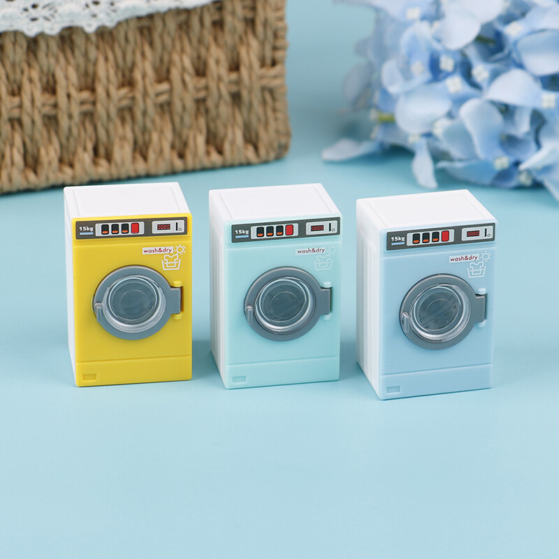 Куклена къща 1:12 Миниатюрен модел мини пералня Аксесоари за мебели Играчки