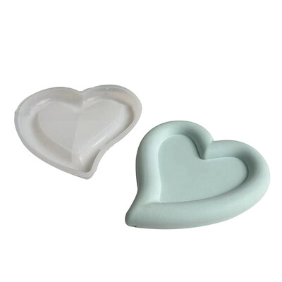 Silikoninė apvali/širdies/gėlės/katės formos padėkliuko formos neslystanti padėkliukų žvakidė rankų darbo