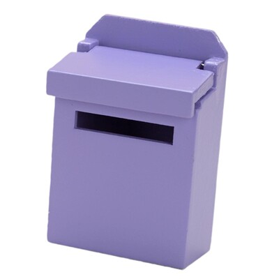 1:12 Lėlių namelio pašto dėžutės „pasidaryk pats“ scena „pasidaryk pats“ aksesuarų dekoravimas, mikro kraštovaizdžio modelis „Pretend Play“ baldų modelis dovanoms vaikams