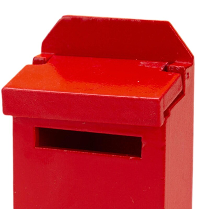 1:12 Lėlių namelio pašto dėžutės „pasidaryk pats“ scena „pasidaryk pats“ aksesuarų dekoravimas, mikro kraštovaizdžio modelis „Pretend Play“ baldų modelis dovanoms vaikams