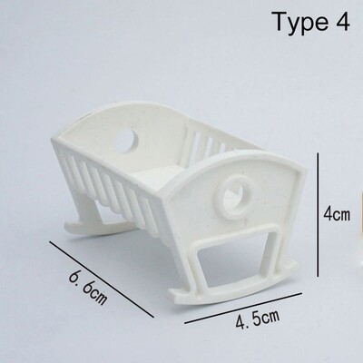 1:12 Méret babaház Miniatűr bútor Kanapéágy Ruhásszekrény TV-szekrény Mini lakberendezés Jelenet Modell Játszóház Mikrotáj