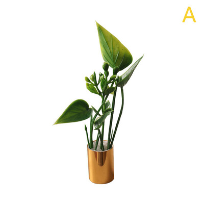 1:12 Domček pre bábiky Miniatúrna rastlina v kvetináči so zelenými listami Kvetináč Bonsai Nábytok Príslušenstvo pre domček pre bábiky Záhrada Domáce dekorácie Hračky Darček