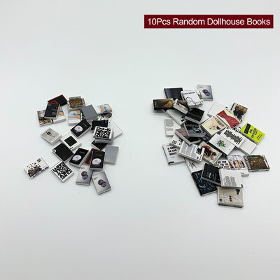 1:12 Dollhouse Mini könyvespolc Könyvek Modell Babaház Vitrin Állvány Tárolóállvány Babaház dolgozószoba Bútor Dekoráció