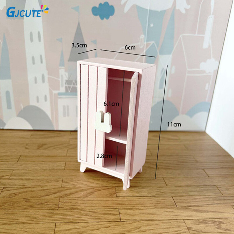 1:6 1:12 Casă de păpuși dulap miniatural dulap de depozitare dulapuri cu mai multe straturi Model de mobilier decor de jucărie Accesorii pentru casă de păpuși