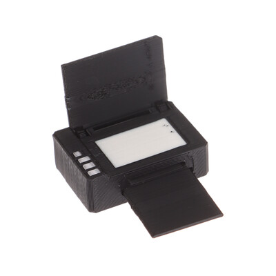 1:12 Dollhouse Simulation Γραφομηχανή Μοντέλο Dollhouse Miniature CStudy Διακόσμηση επίπλων γραφείου Micro Life Scene Ornaments