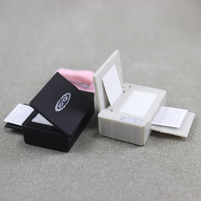 1:12 Dollhouse Simulation Γραφομηχανή Μοντέλο Dollhouse Miniature CStudy Διακόσμηση επίπλων γραφείου Micro Life Scene Ornaments