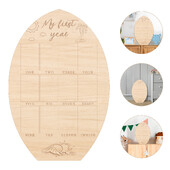 Ramă de fotografie pentru primul an al meu Placă de referință Placă de surf Tablou de afișare pentru fotografii Cadrul pentru prima zi de naștere Decor pentru grădiniță Cadou de amintire pentru bebeluși