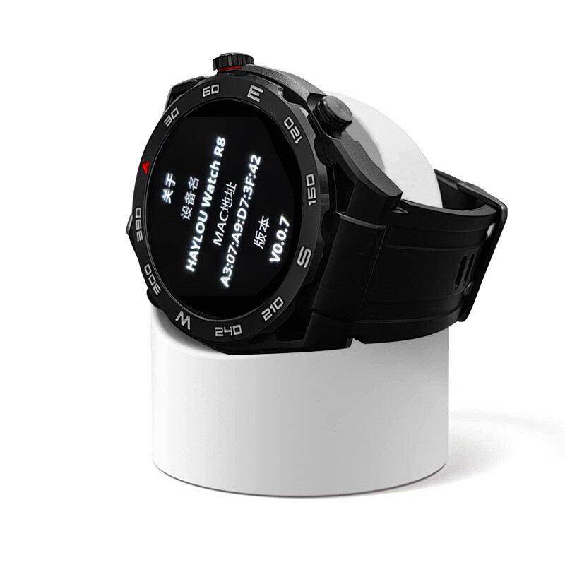 Szilikon töltő Haylou karóra R8 tartóhoz, kézi szabad kábellyukú töltőtartó töltőtartó Haylou óra R8 dokkolóállványhoz