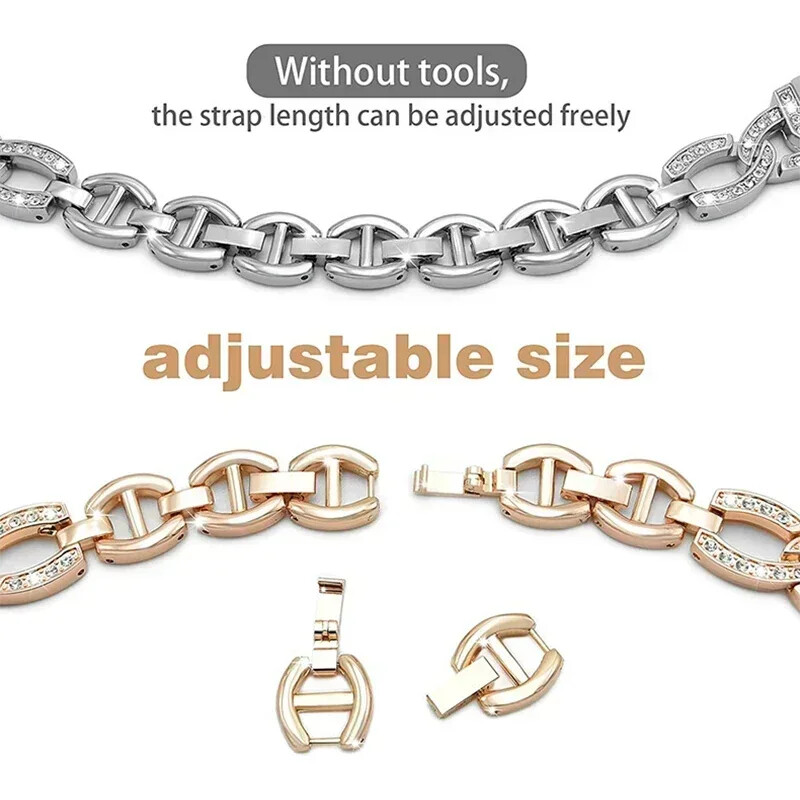 Deimantinė apyrankė skirta Redmi Smart Band Pro Metalo dirželio apsauginis dėklas, skirtas redmi smart band pro Laikrodžio apyrankė redmiband pro dangtelis