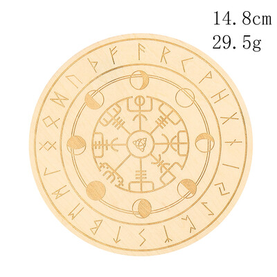 2 ks drevená kyvadlová doska, veštenie, astrologický tanier, doska na Ouija, metafyzický oltár, meditácia, rituálne potreby Wicca