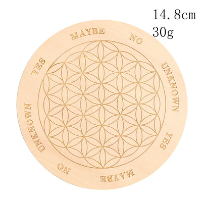 2 ks drevená kyvadlová doska, veštenie, astrologický tanier, doska na Ouija, metafyzický oltár, meditácia, rituálne potreby Wicca